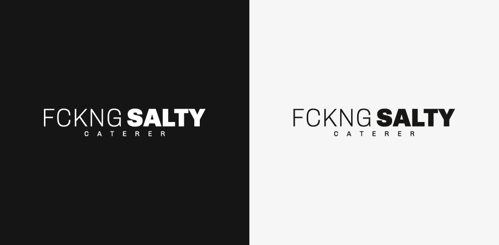 Logofolio - FCKNG SALTY - Logo, Logodesign, Signet, Icon, Pictogramm