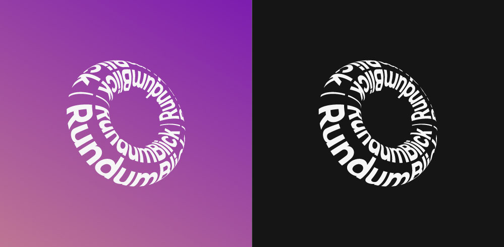 Logofolio - rundumblick - Logo, Logodesign, Signet, Icon, Pictogramm
