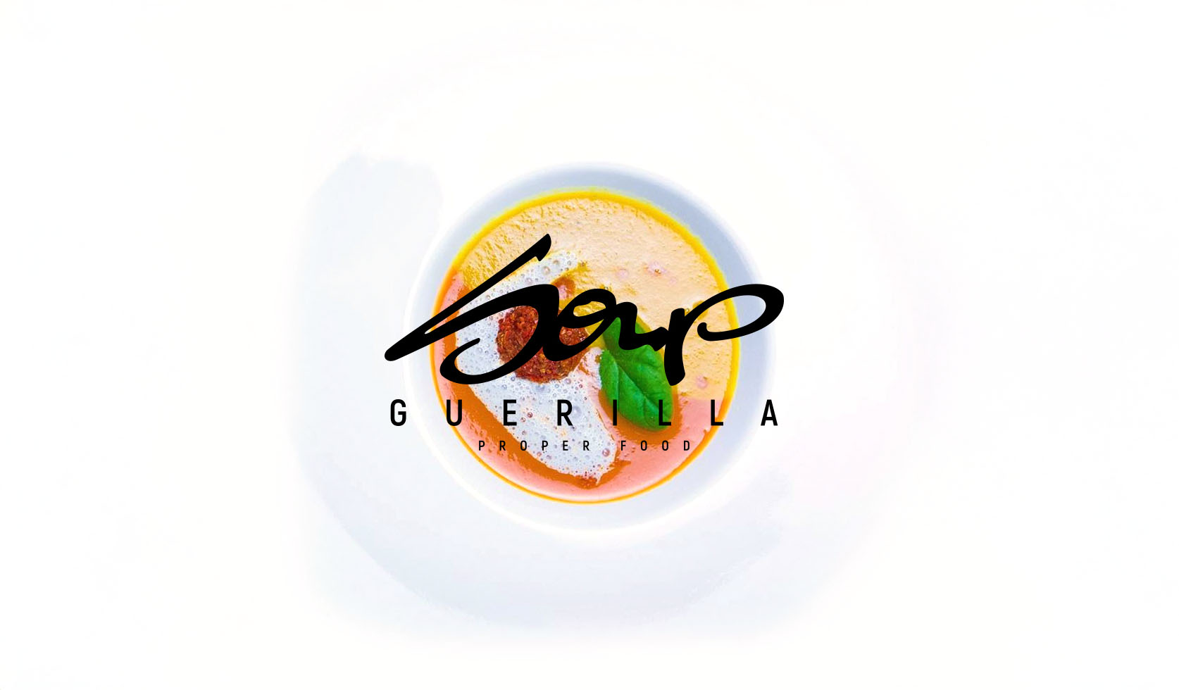 Soup Guerilla - Logo, Logodesign, Corporate Identity, Corporate Design, Visitenkarte, Menü